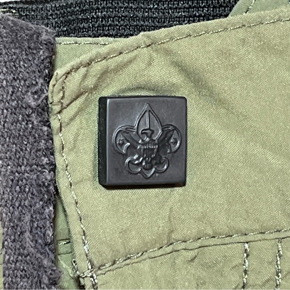 Boy Scouts Of America Centennial Uniform Cargo Shorts Mens Size Small Green - Picture 6 of 13